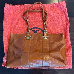 Tory Burch Tan Leather Tote
